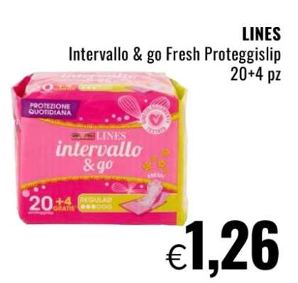 LINES Intervallo & go Fresh Proteggislip