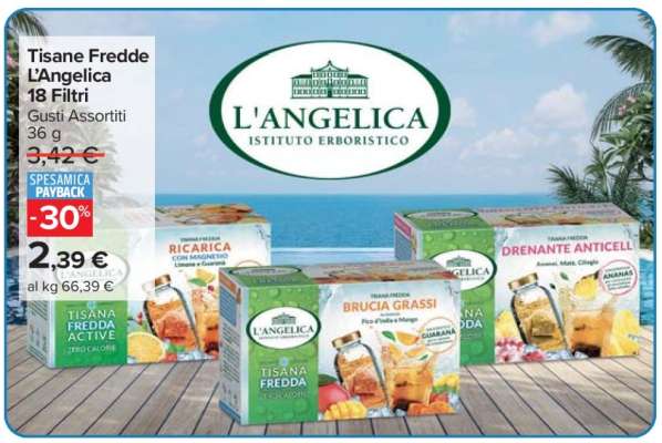 Tisane Fredde L'Angelica 18 Filtri