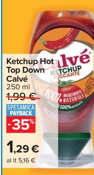Ketchup Hot Top Down Calvé
