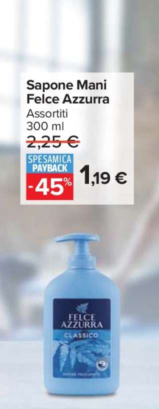 Sapone Mani Felce Azzurra