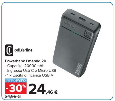 Powerbank Emerald 20
