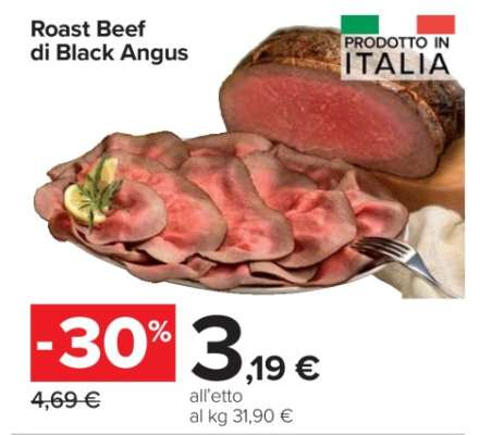 Roast Beef di Black Angus