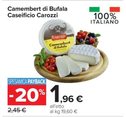 Camembert di Bufala Caseificio Carozzi