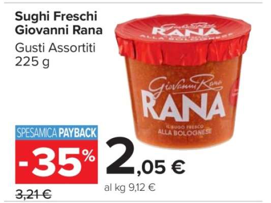 Sughi Freschi Giovanni Rana