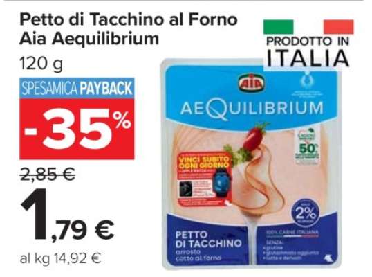 Petto di Tacchino al Forno Aia Aequilibrium