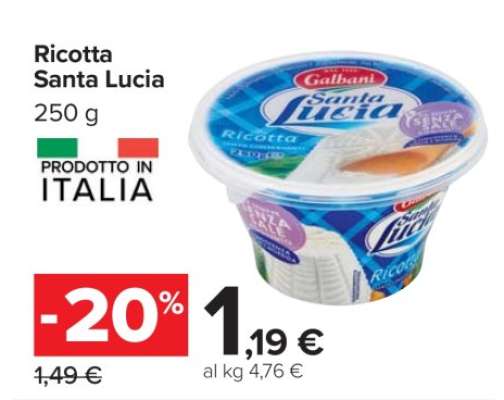 Ricotta Santa Lucia