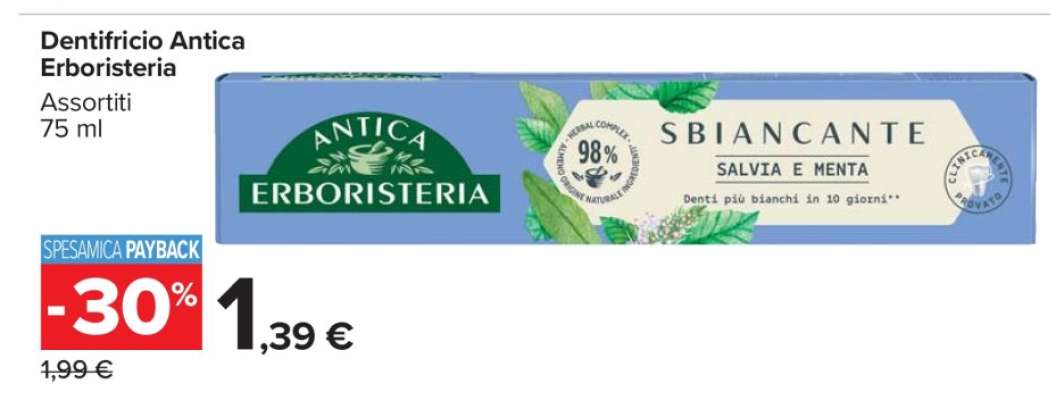 Dentifricio Antica Erboristeria