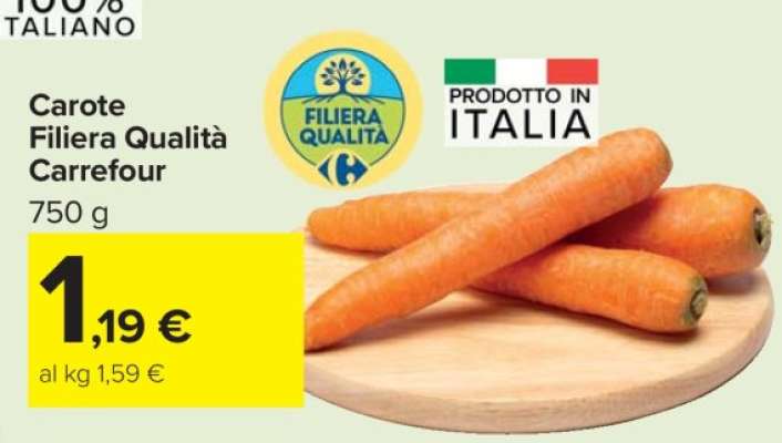Carote Filiera Qualità Carrefour