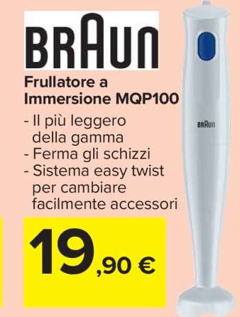 Braun Frullatore a Immersione MQP100