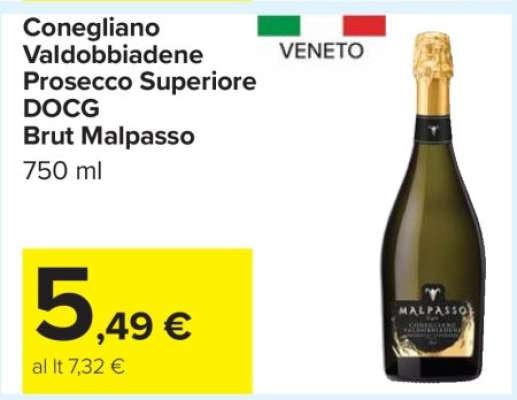 Conegliano Valdobbiadene Prosecco Superiore DOCG Brut Malpasso