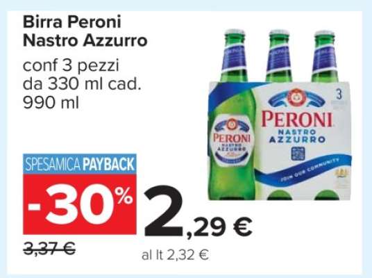 Birra Peroni Nastro Azzurro