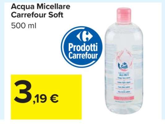 Acqua Micellare Carrefour Soft