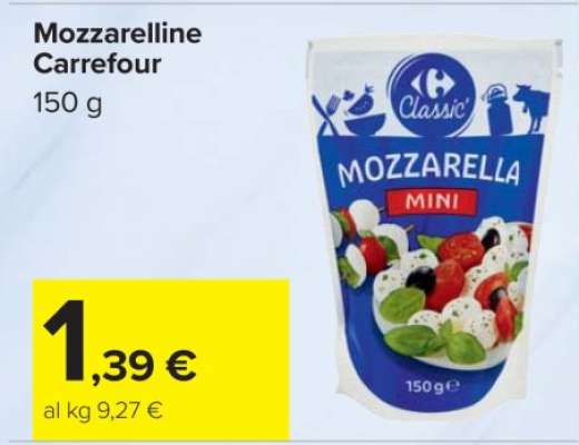 Mozzarelline Carrefour