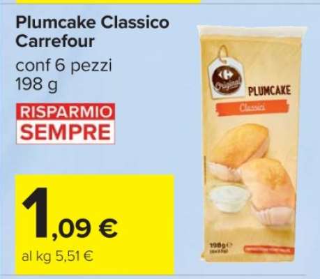 Plumcake Classico Carrefour