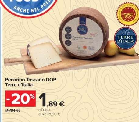 Pecorino Toscano DOP Terre d’Italia