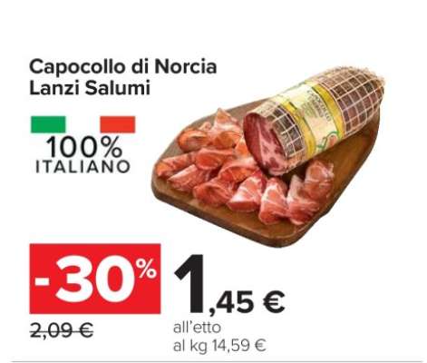 Capocollo di Norcia Lanzi Salumi