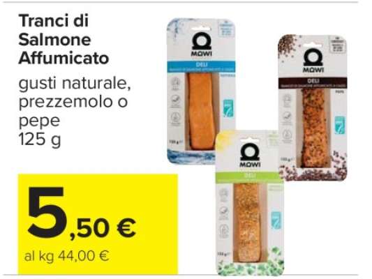 Tranci di Salmone Affumicato
