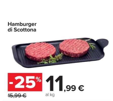 Hamburger Di Scottona