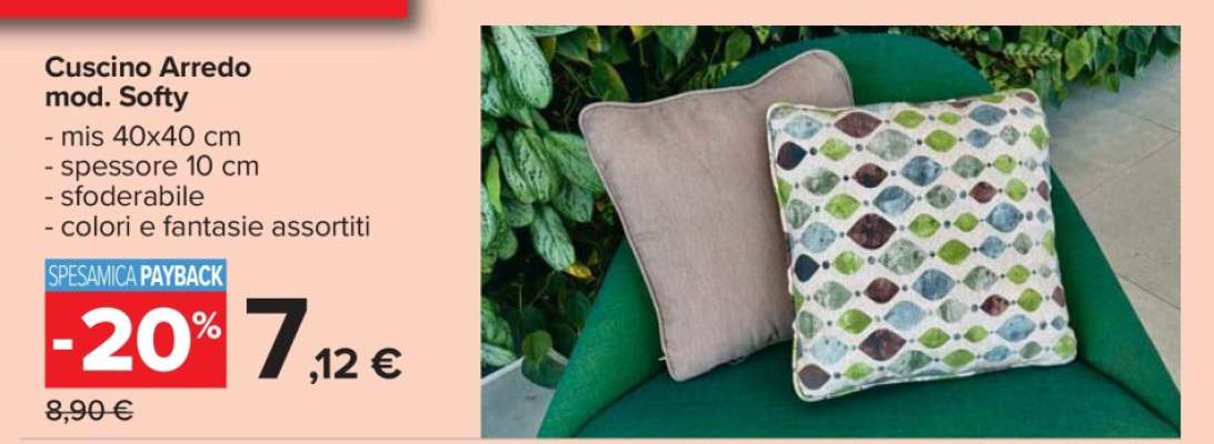 Cuscino Arredo mod Softy