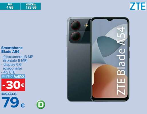 Smartphone Blade A54