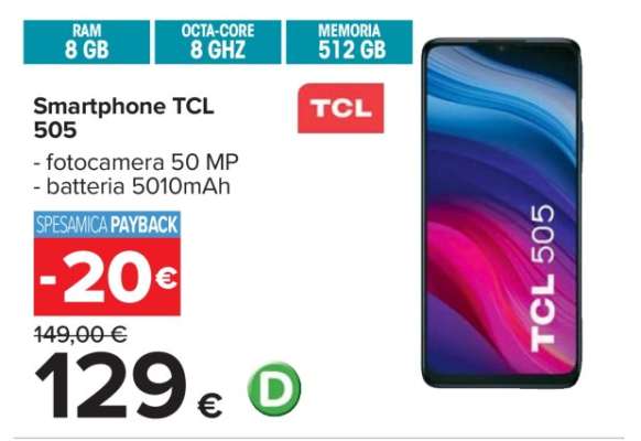 SMARTPHONE TCL 505