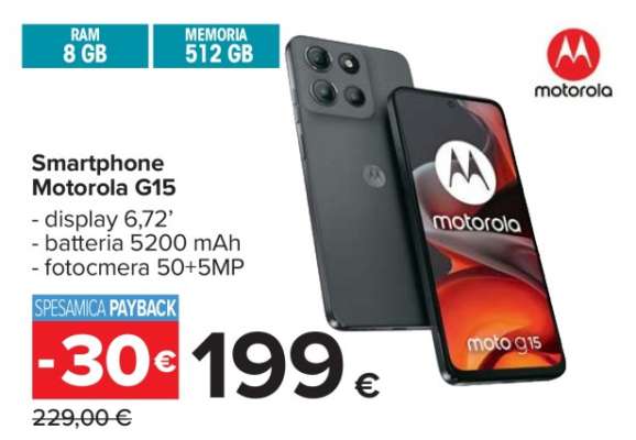 Smartphone Motorola G15