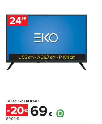 Tv Led Eko Hd K240