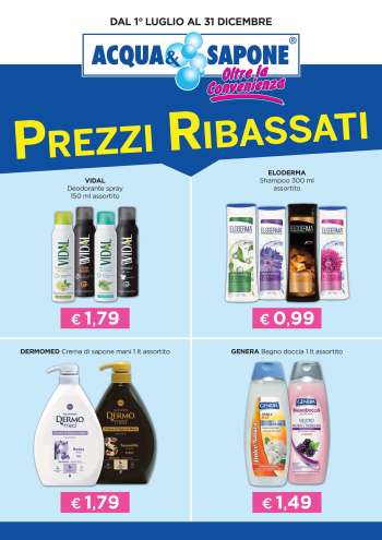 Volantino Acqua & Sapone - 1/7/2025 - 31/12/2025.
