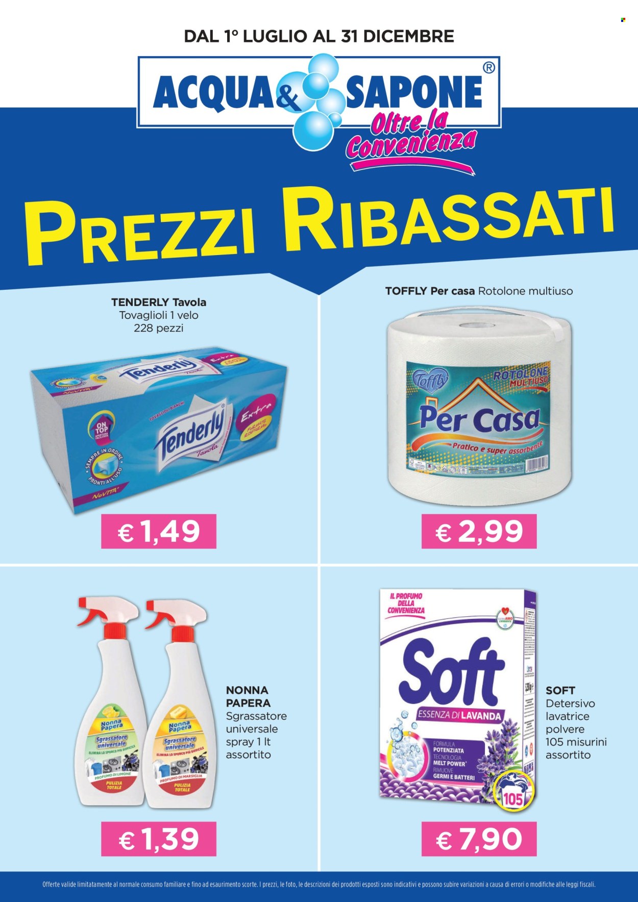 Volantino Acqua & Sapone - 1/7/2025 - 31/12/2025. Pagina 2