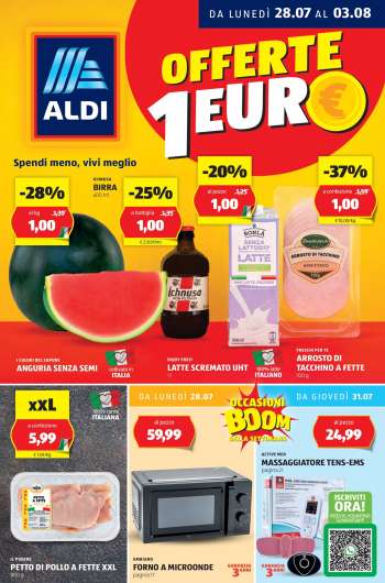 Volantino Aldi - 28/7/2025 - 3/8/2025.