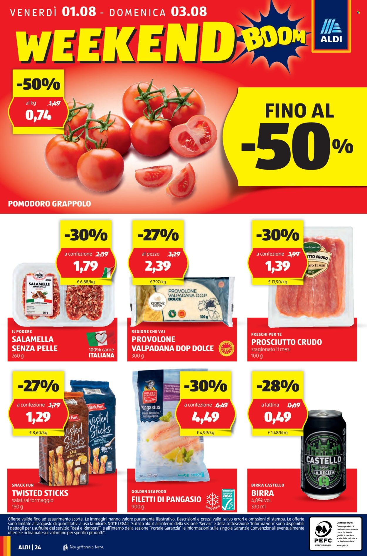 Volantino Aldi - 28/7/2025 - 3/8/2025. Pagina 24