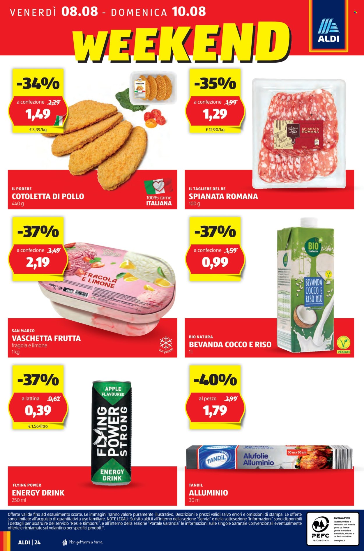 Volantino Aldi - 4/8/2025 - 10/8/2025. Pagina 24
