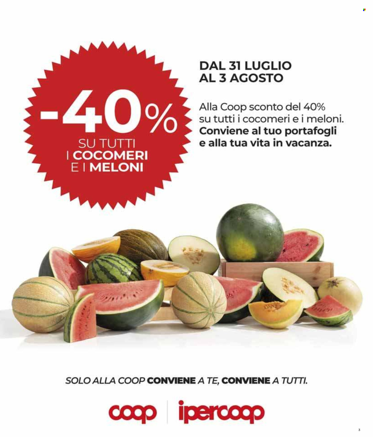 Volantino Coop - 24/7/2025 - 6/8/2025. Pagina 3