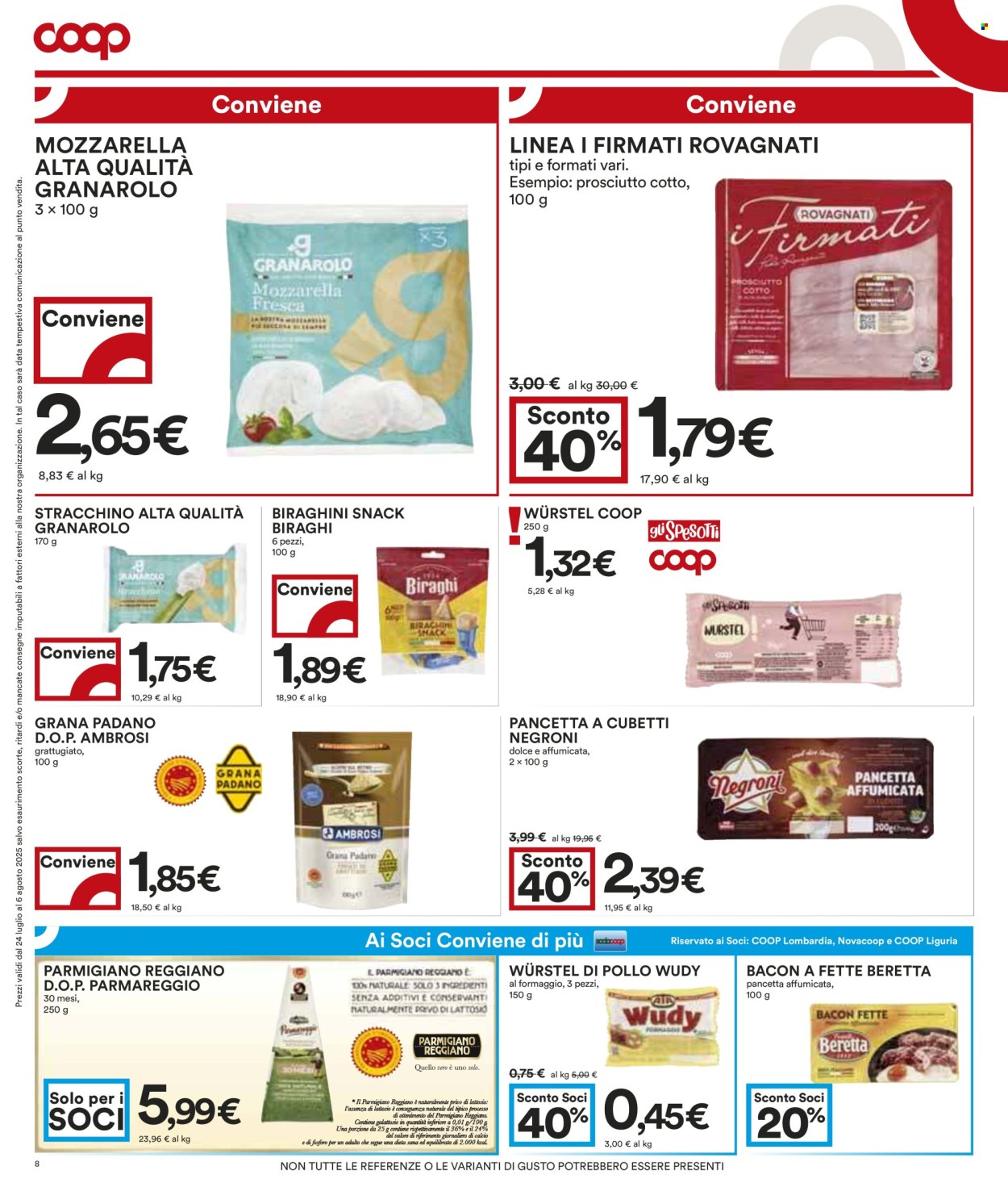 Volantino Coop - 24/7/2025 - 6/8/2025. Pagina 8