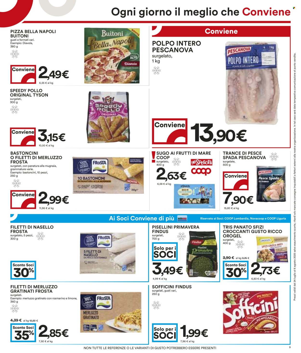 Volantino Coop - 24/7/2025 - 6/8/2025. Pagina 9