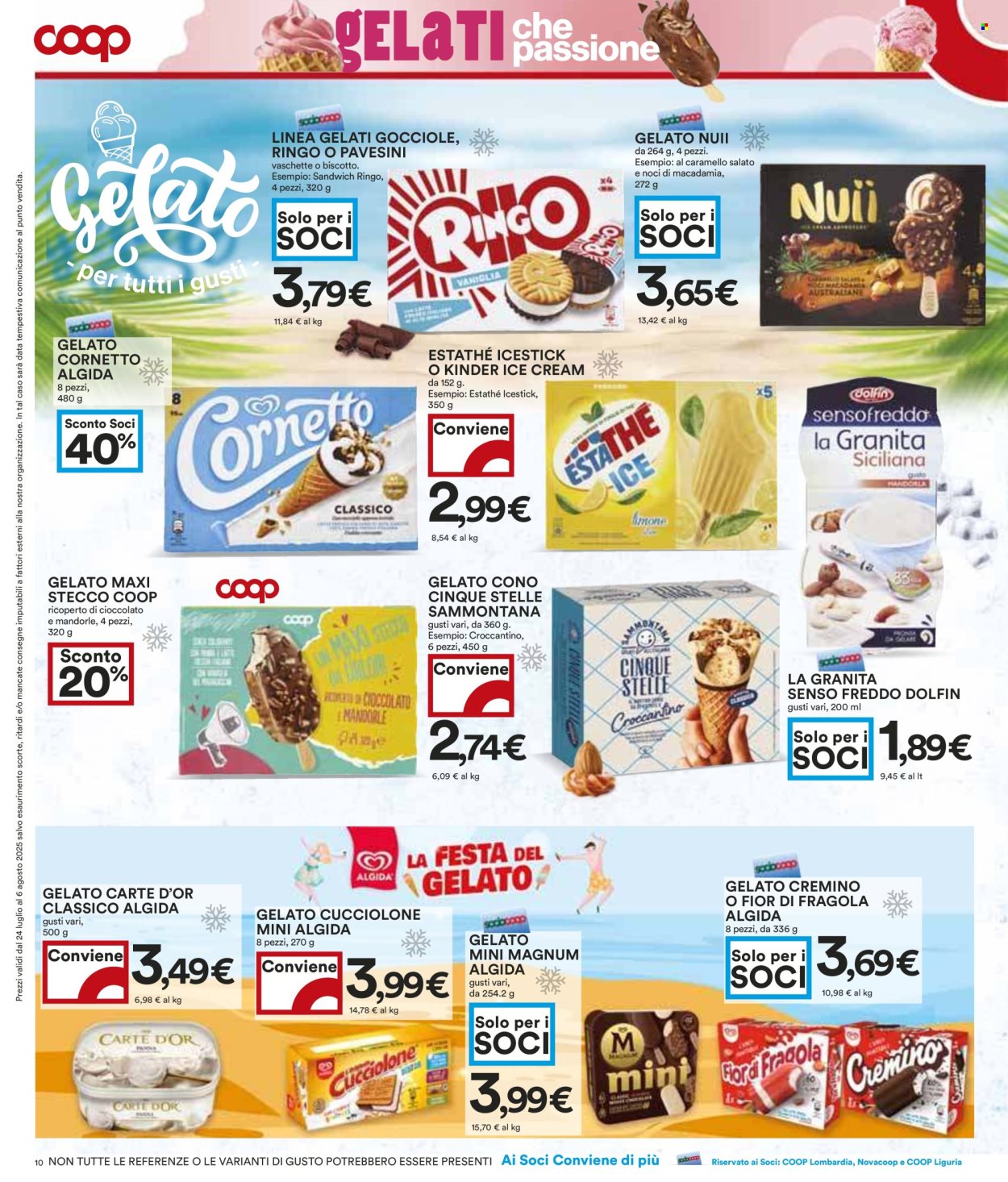 Volantino Coop - 24/7/2025 - 6/8/2025. Pagina 10