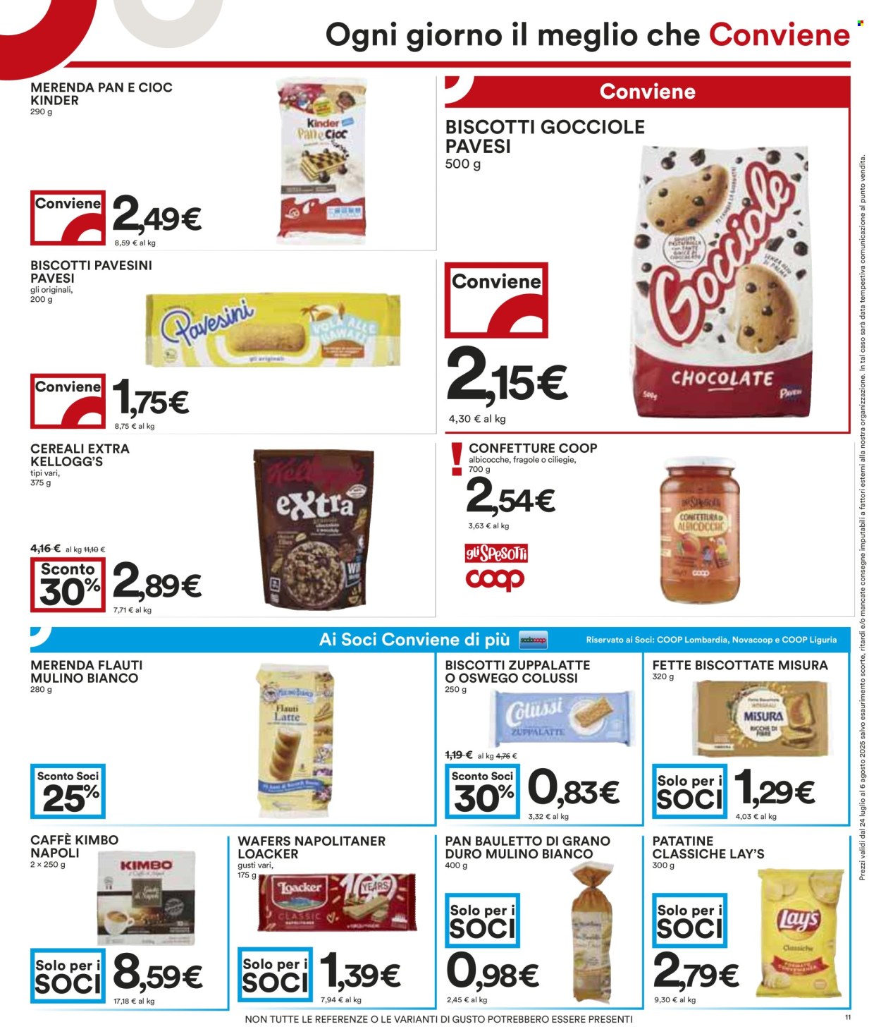 Volantino Coop - 24/7/2025 - 6/8/2025. Pagina 11
