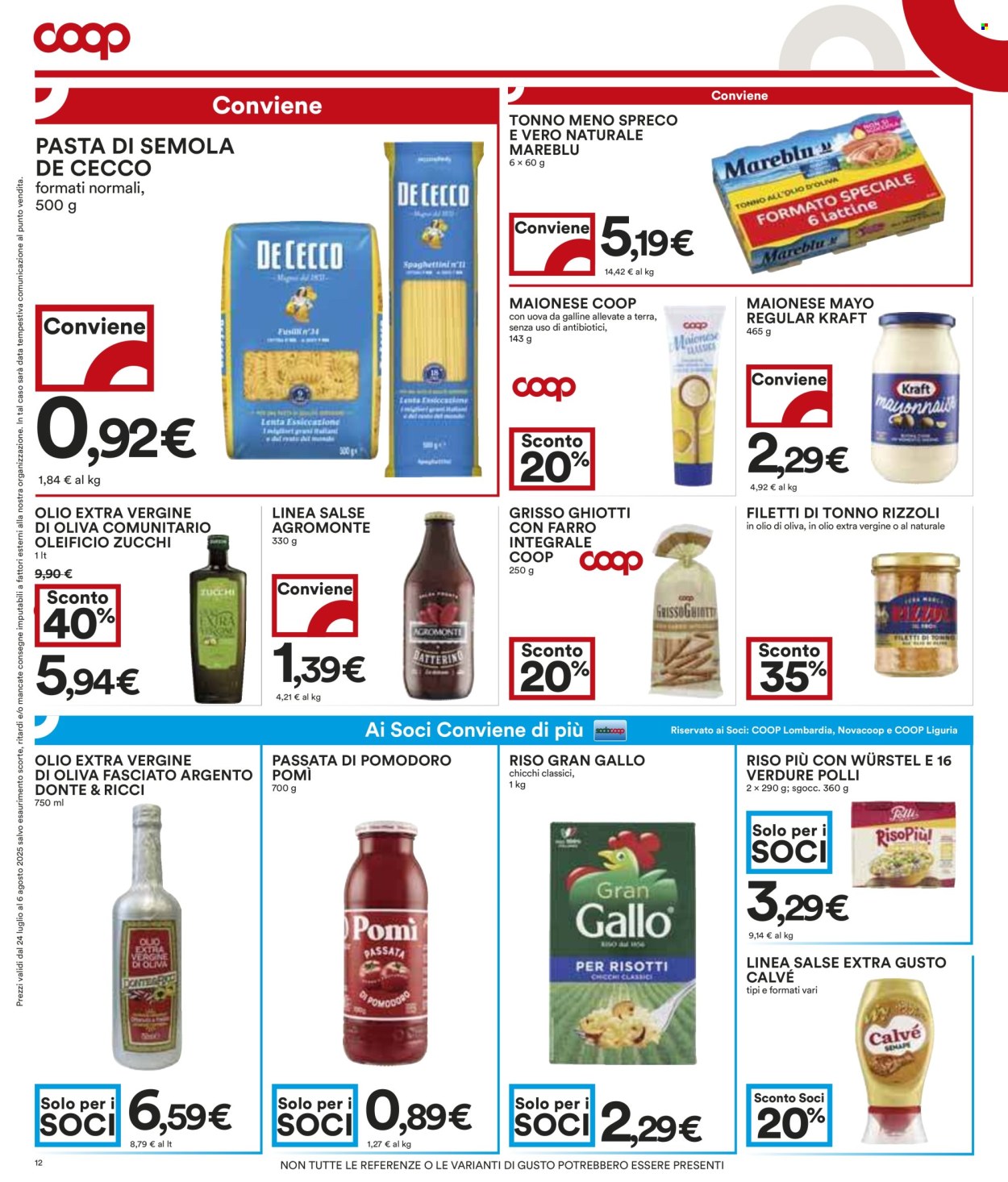 Volantino Coop - 24/7/2025 - 6/8/2025. Pagina 12