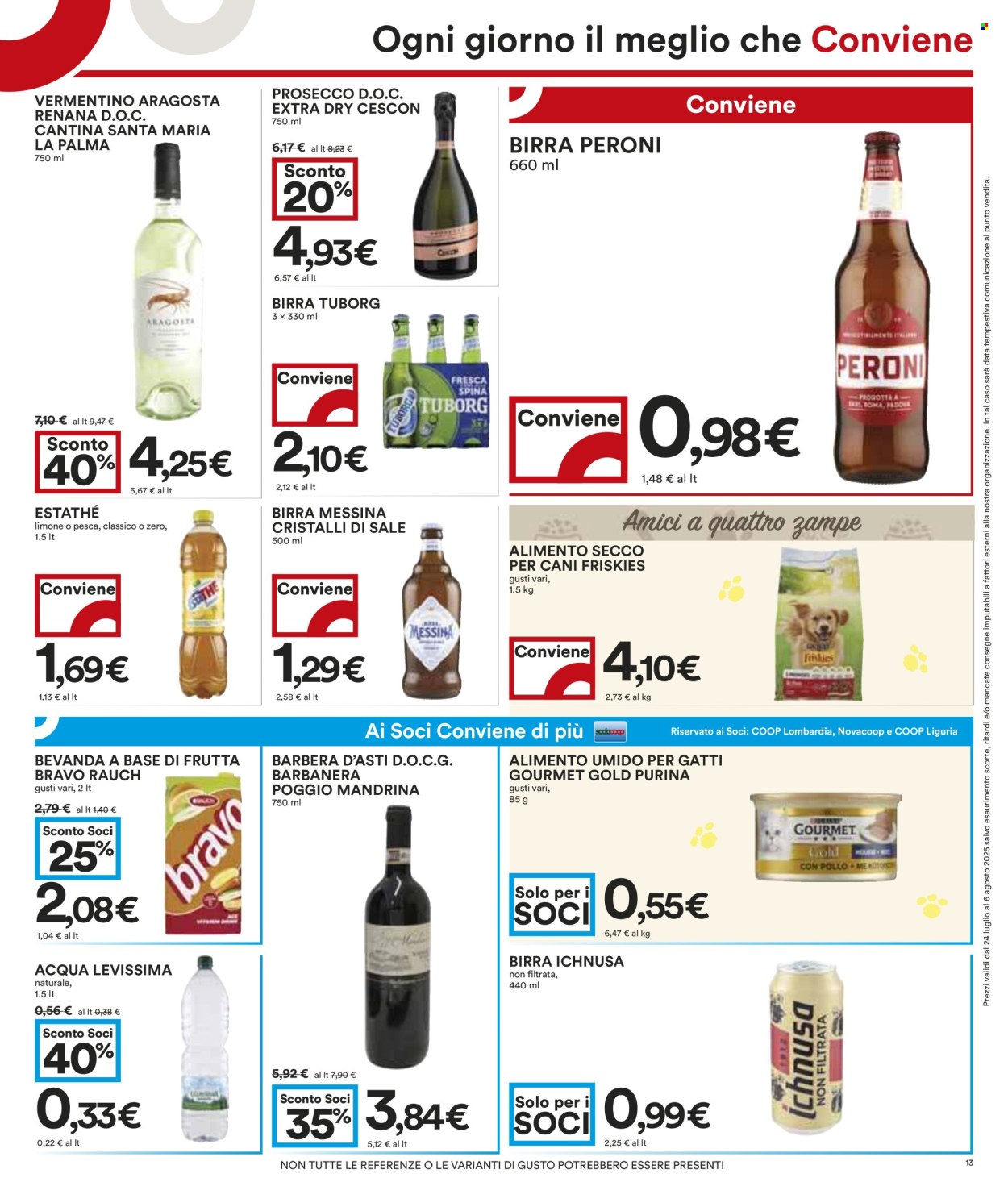 Volantino Coop - 24/7/2025 - 6/8/2025. Pagina 13