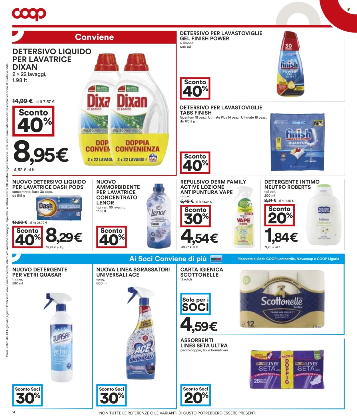 Volantino Coop - 24/7/2025 - 6/8/2025. Pagina 14
