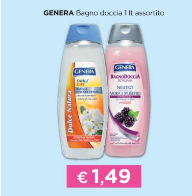 GENERA Bagno doccia 1 lt assortito