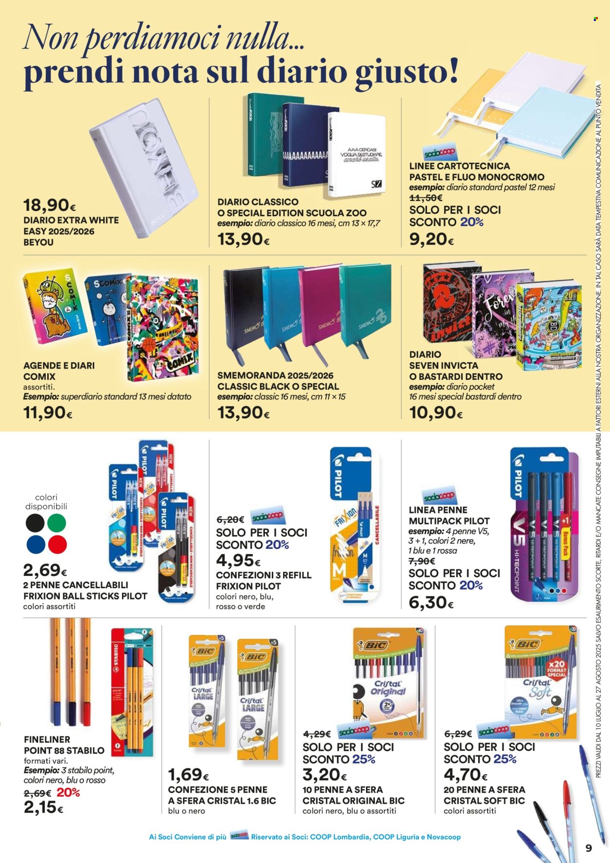 Volantino Coop - 10/7/2025 - 27/8/2025. Pagina 9