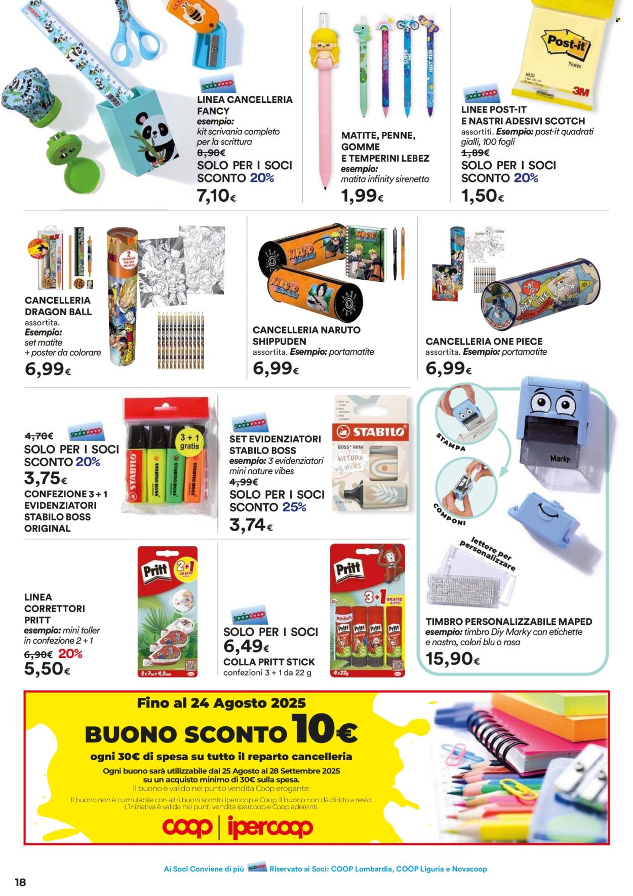 Volantino Coop - 10/7/2025 - 27/8/2025. Pagina 18