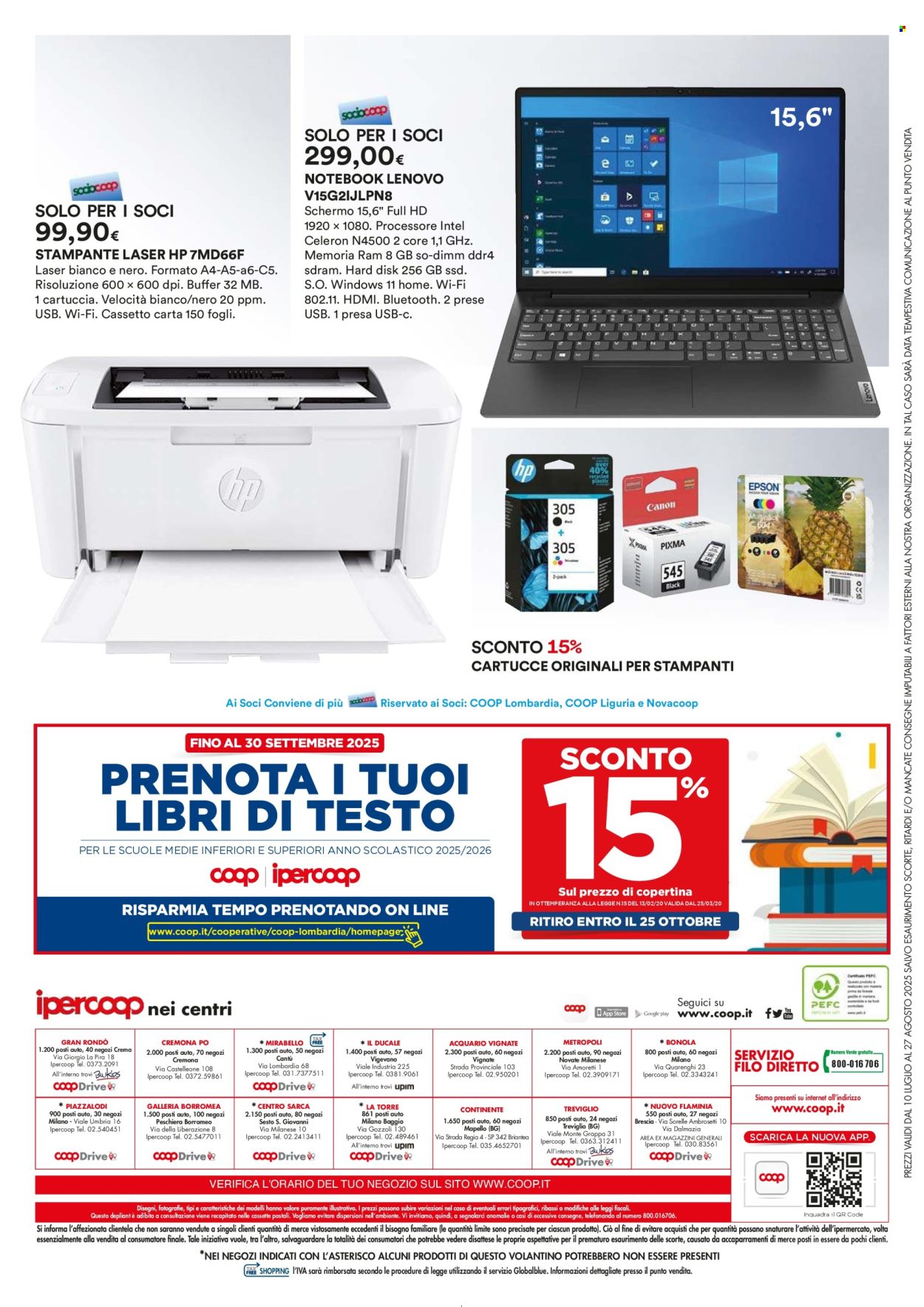 Volantino Coop - 10/7/2025 - 27/8/2025. Pagina 20
