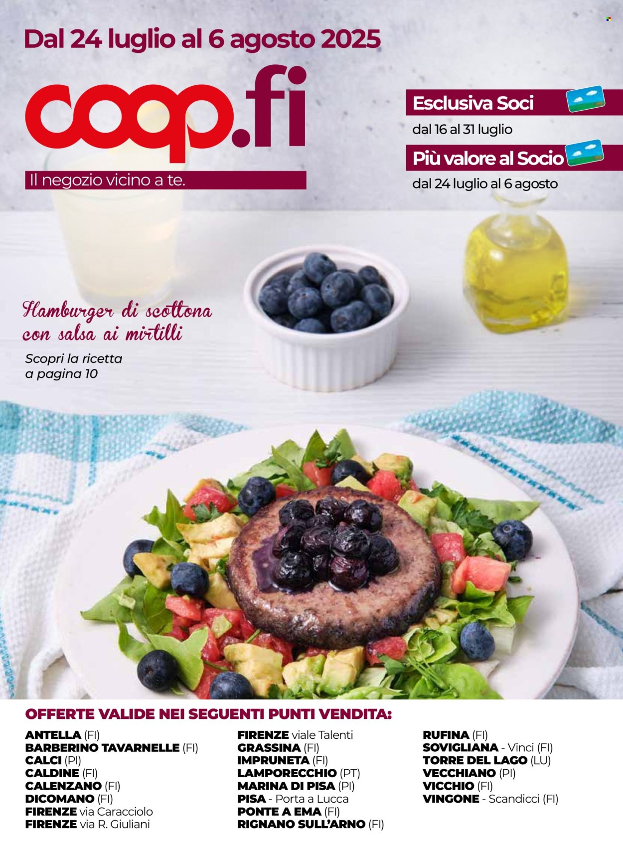 Volantino Coop - 24/7/2025 - 6/8/2025. Pagina 1