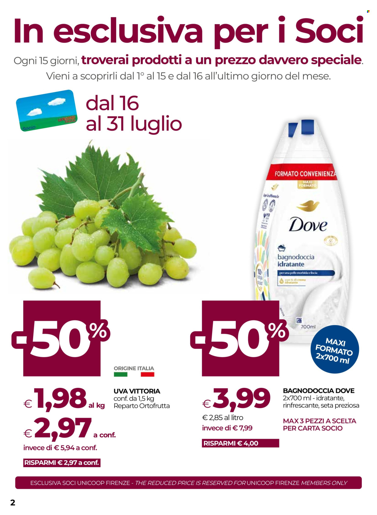 Volantino Coop - 24/7/2025 - 6/8/2025. Pagina 2