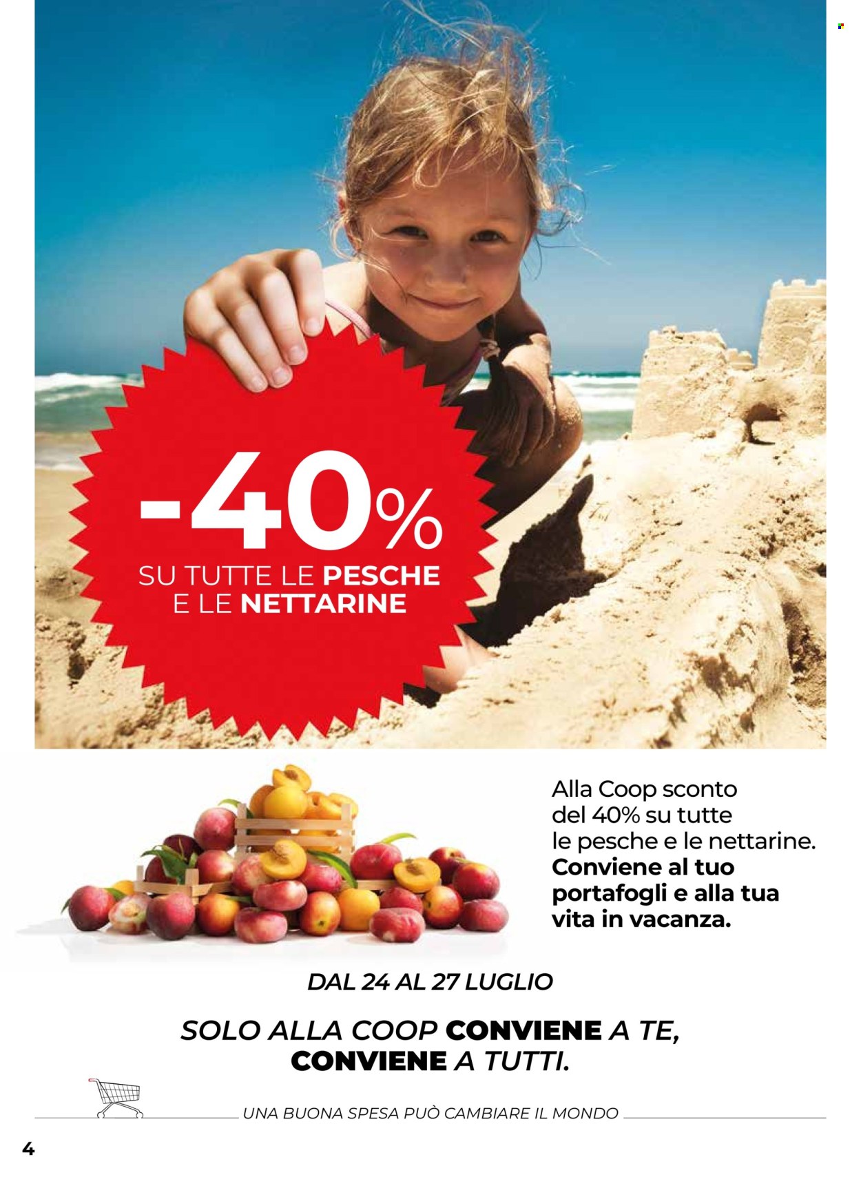 Volantino Coop - 24/7/2025 - 6/8/2025. Pagina 4