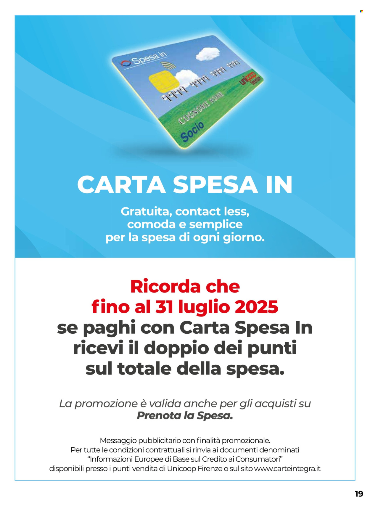 Volantino Coop - 24/7/2025 - 6/8/2025. Pagina 19