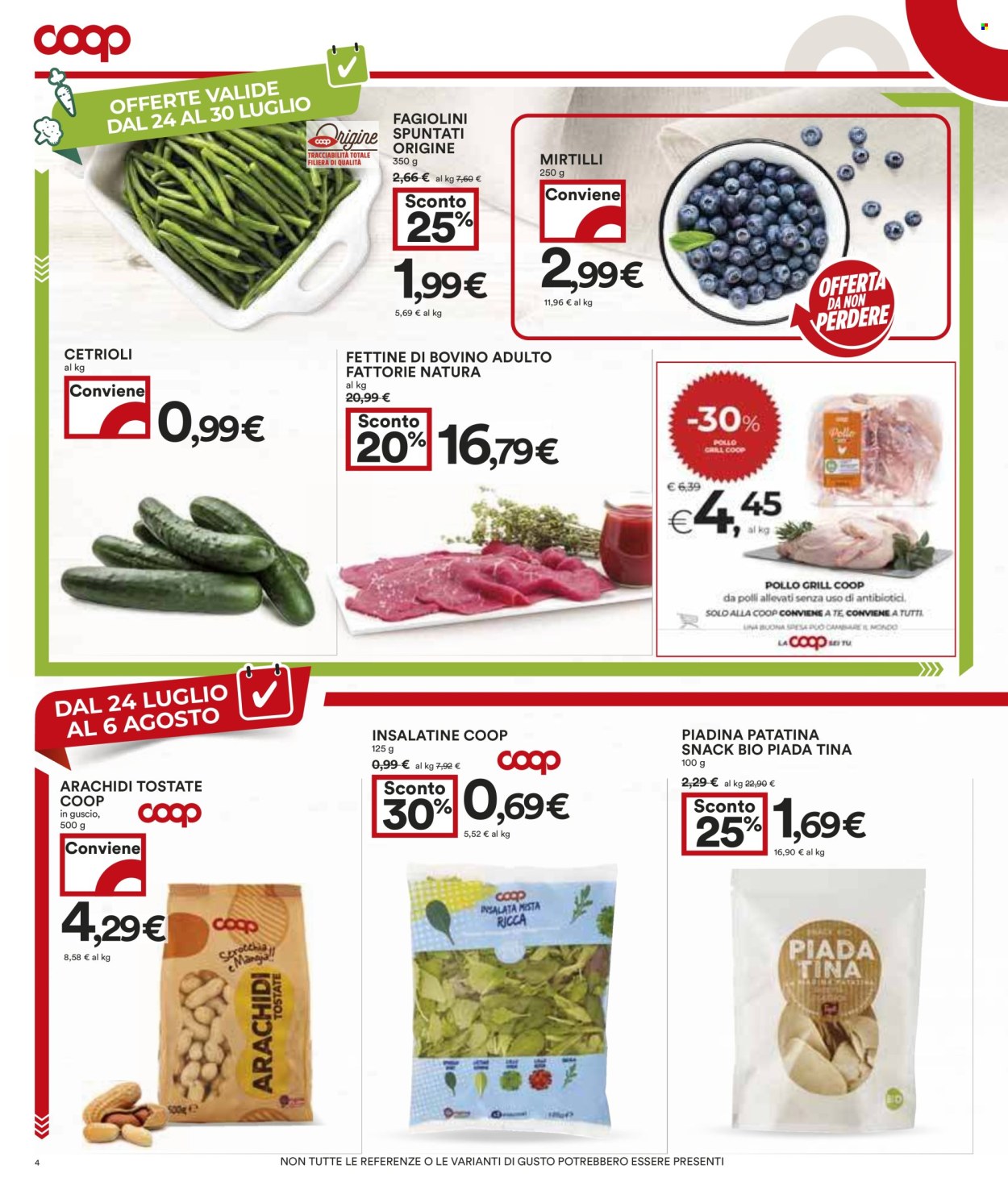 Volantino Coop - 24/7/2025 - 6/8/2025. Pagina 4