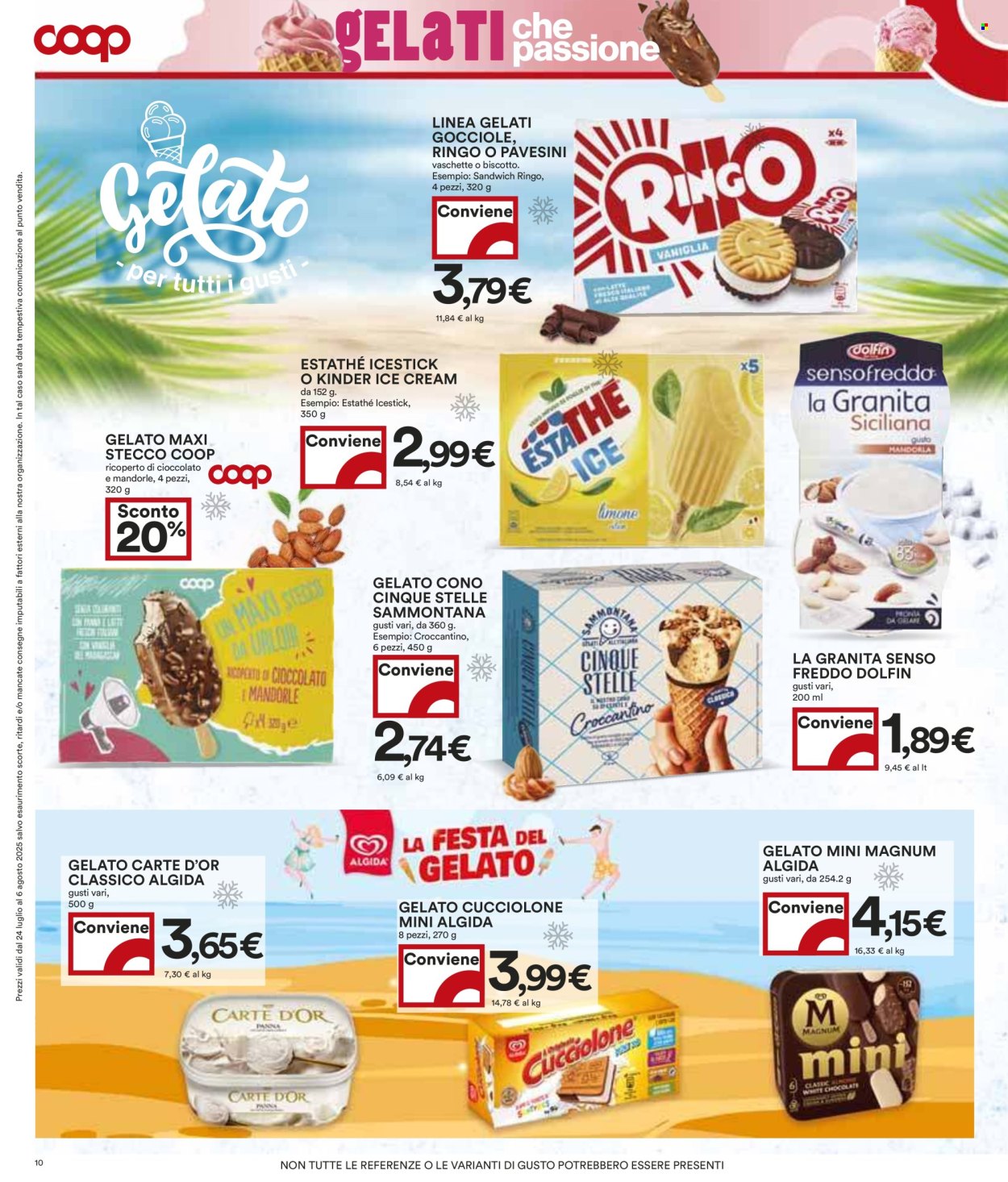 Volantino Coop - 24/7/2025 - 6/8/2025. Pagina 10